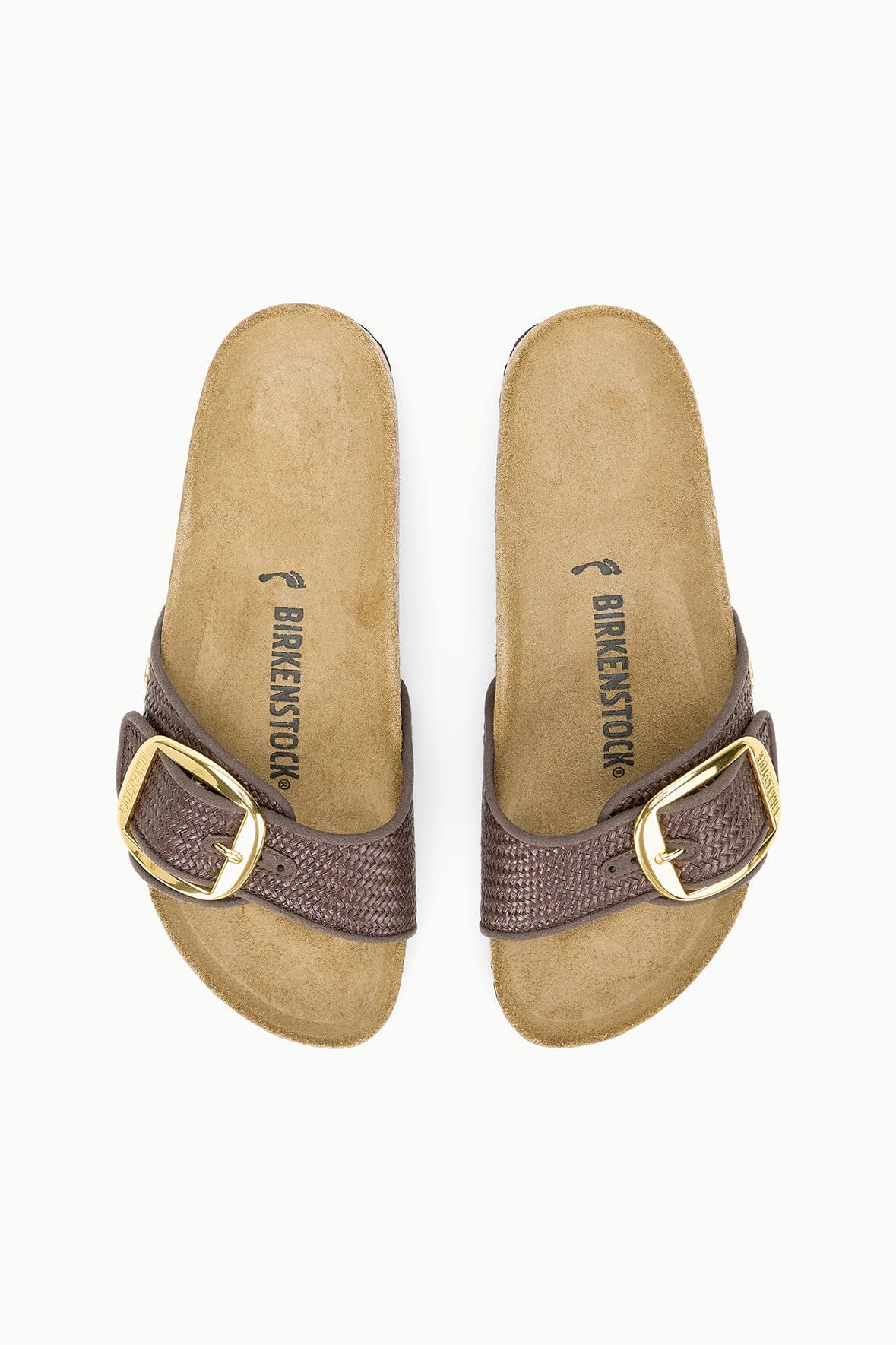 STAUD Shoes Birkenstock Madrid Big Buckle Raffia Carafe - Staud