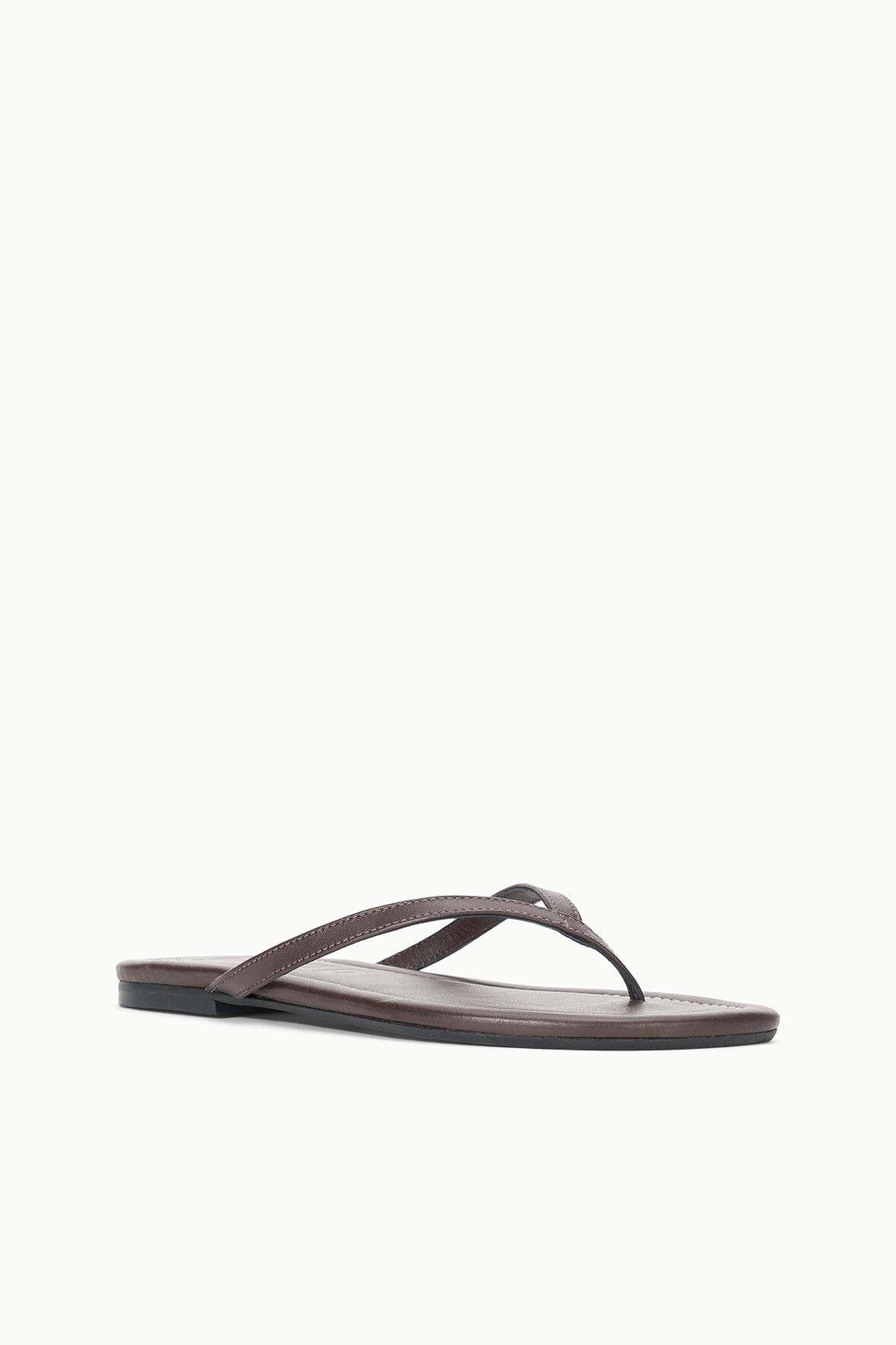 STAUD Shoes Freja Espresso Brown Nappa Leather Sandal
