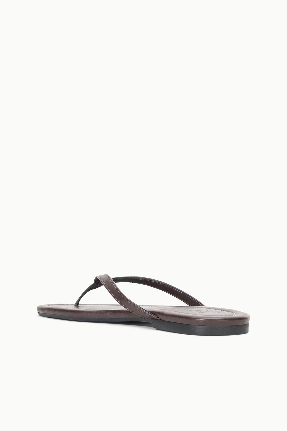 STAUD Shoes Freja Espresso Brown Nappa Leather Sandal