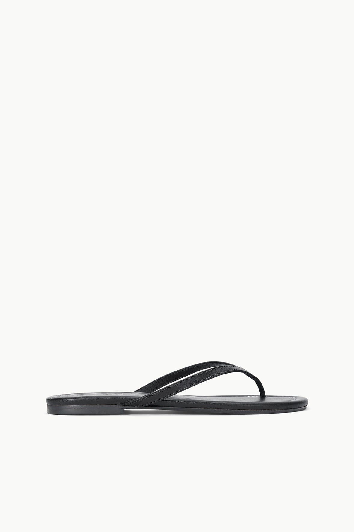 STAUD Shoes Freja Black Sandals - Nappa Leather Flip Flops
