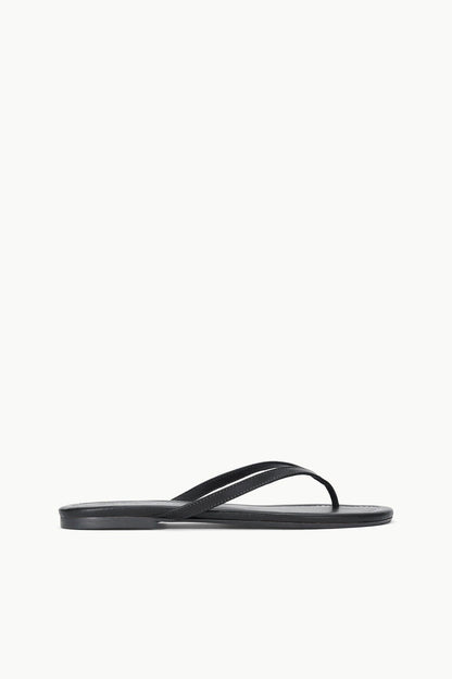 STAUD Shoes Freja Black Sandals - Nappa Leather Flip Flops