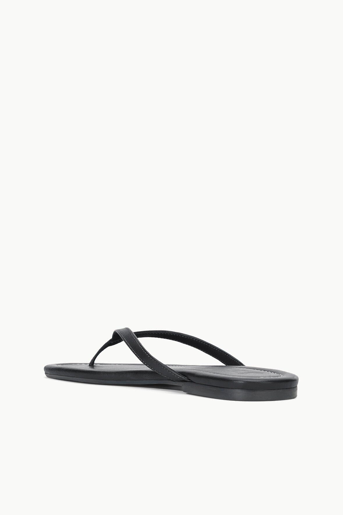STAUD Shoes Freja Black Sandals - Nappa Leather Flip Flops