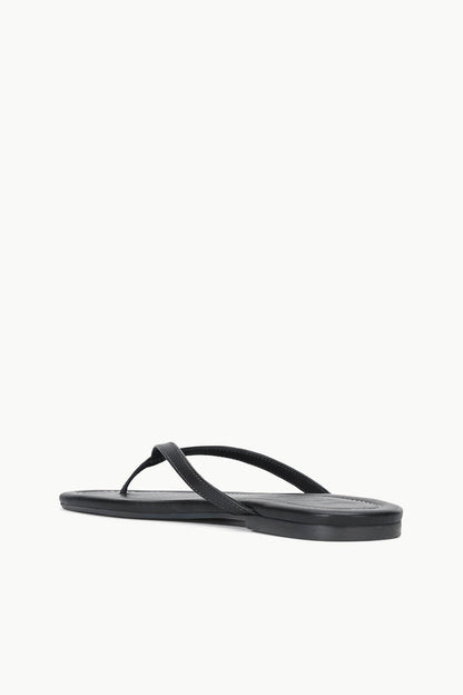 STAUD Shoes Freja Black Sandals - Nappa Leather Flip Flops