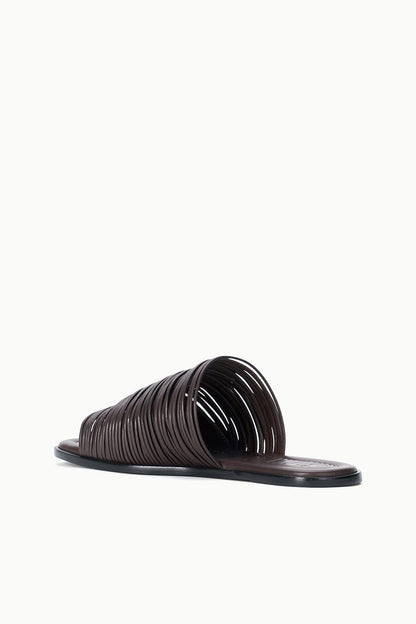 STAUD Shoes Alessandra Flat Espresso
