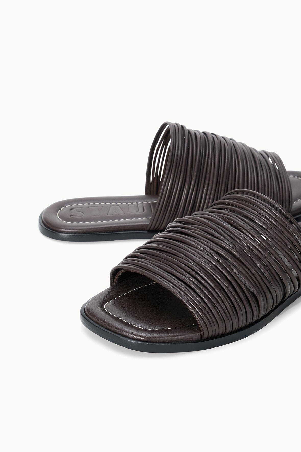 STAUD Shoes Alessandra Flat Espresso