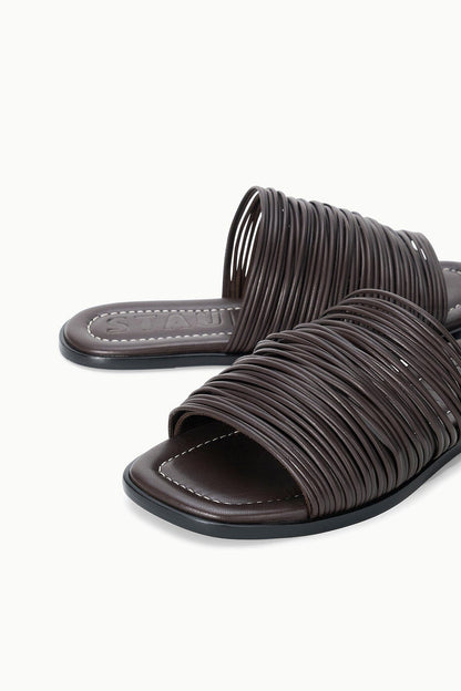STAUD Shoes Alessandra Flat Espresso