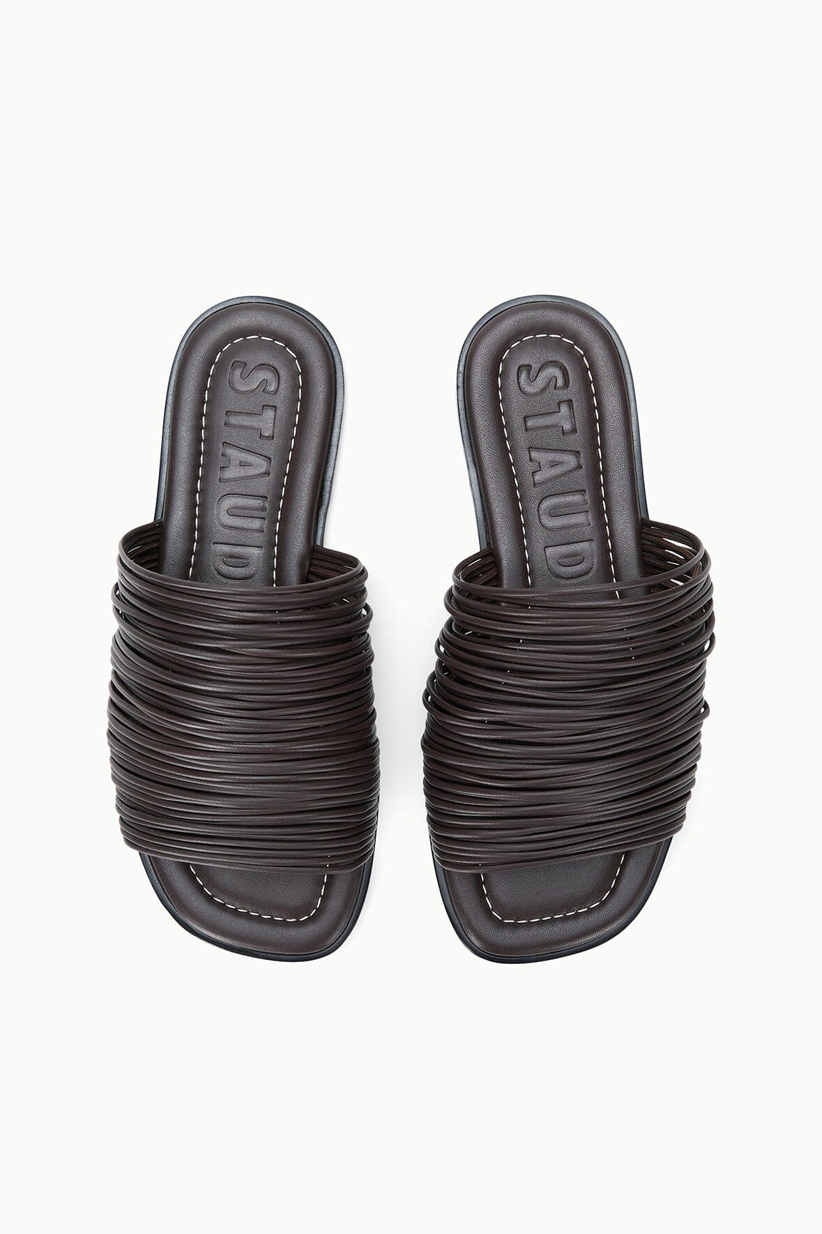STAUD Shoes Alessandra Flat Espresso