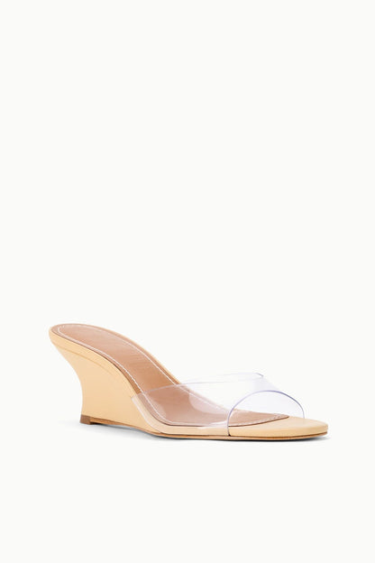 STAUD Shoes Su26 Brigitte Wedge Porcini