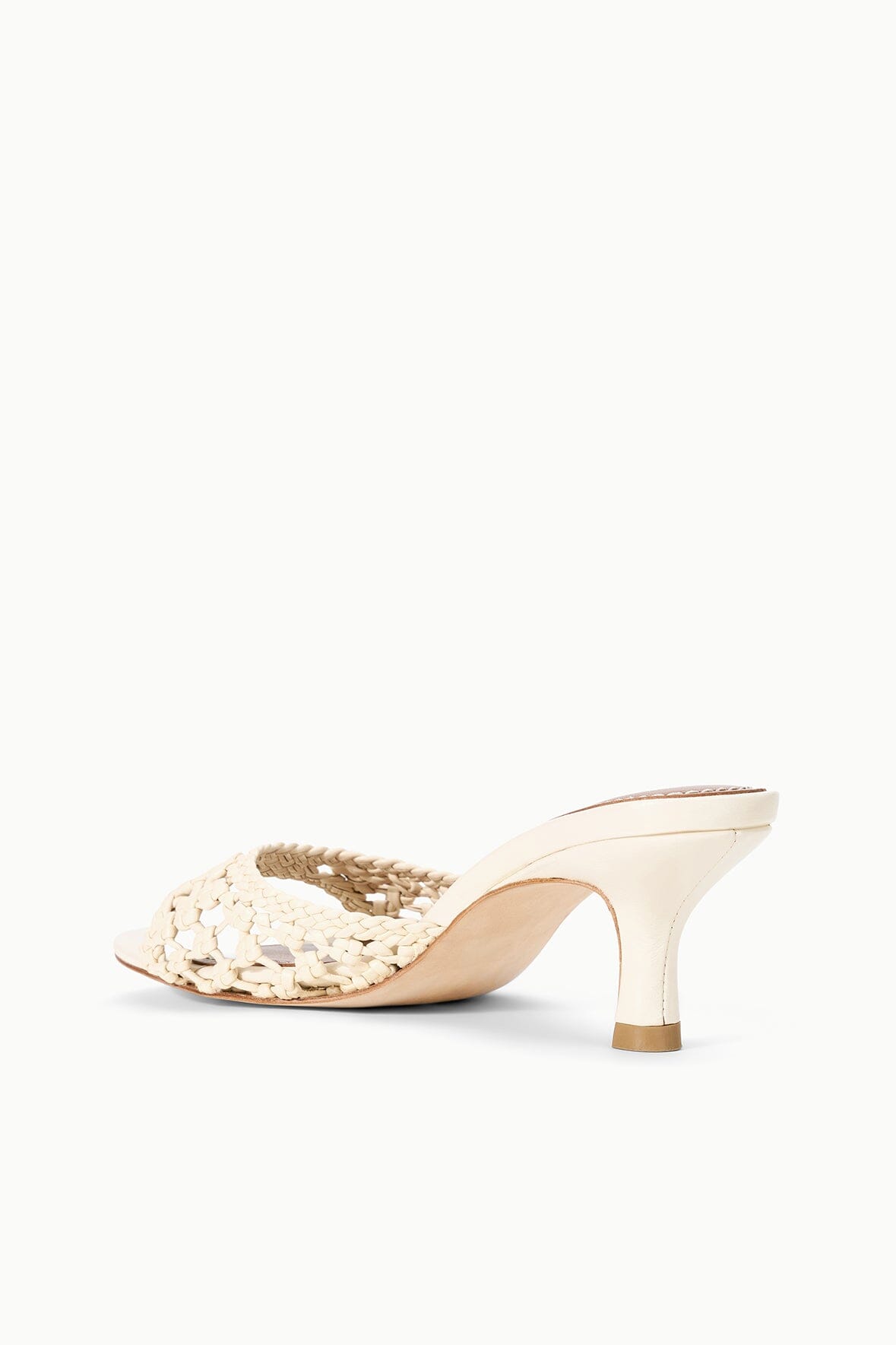 STAUD Shoes Brigitte Leather Mule Cream