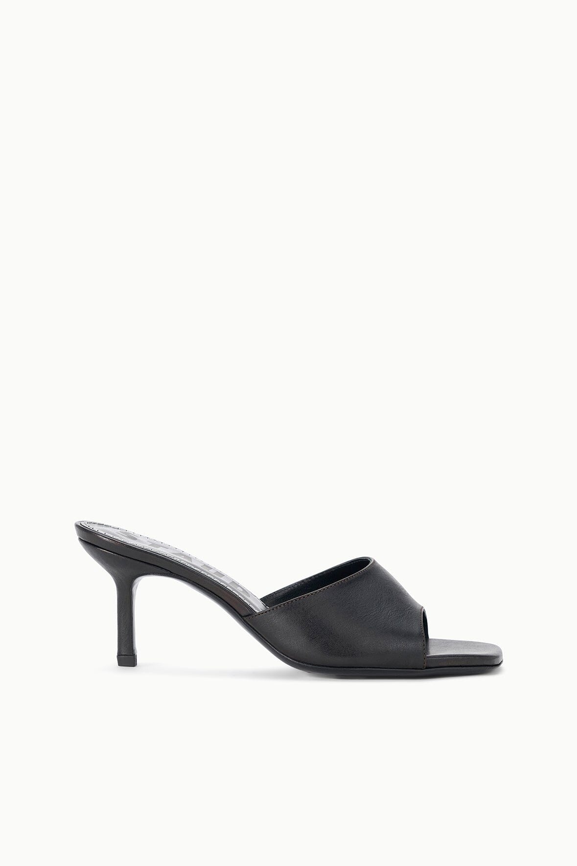 STAUD Shoes Bea Mule Espresso Distressed