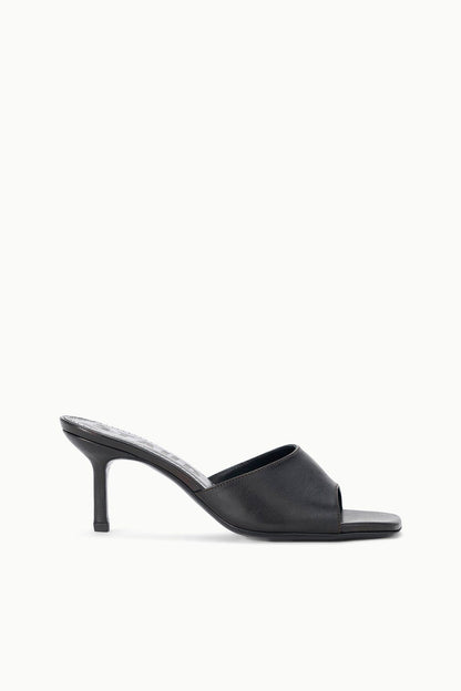 STAUD Shoes Bea Mule Espresso Distressed