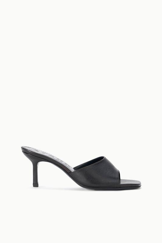 STAUD Shoes Bea Mule Espresso Distressed