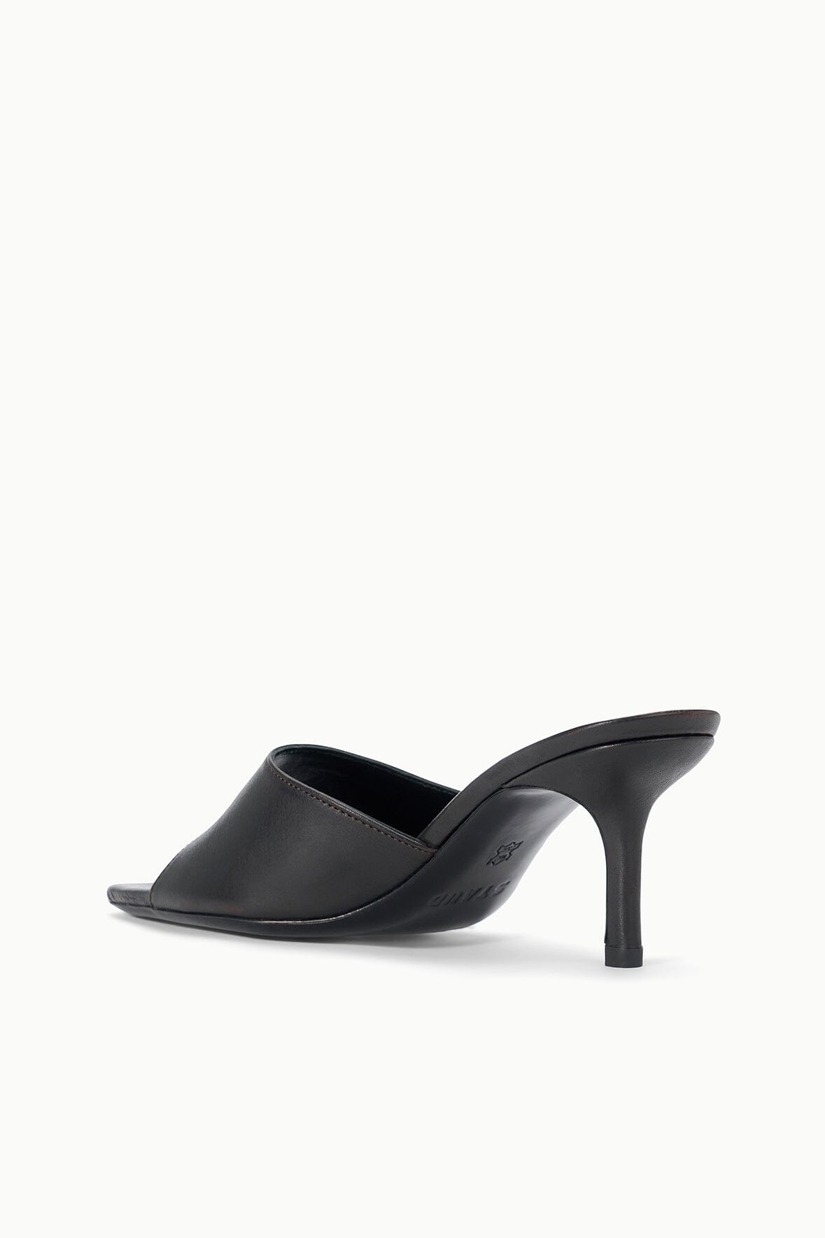 STAUD Shoes Bea Mule Espresso Distressed
