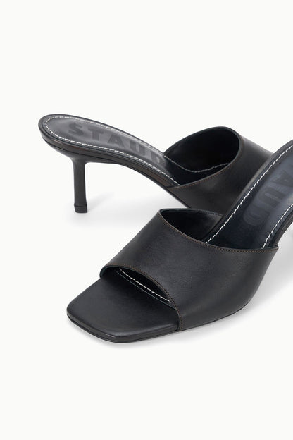 STAUD Shoes Bea Mule Espresso Distressed
