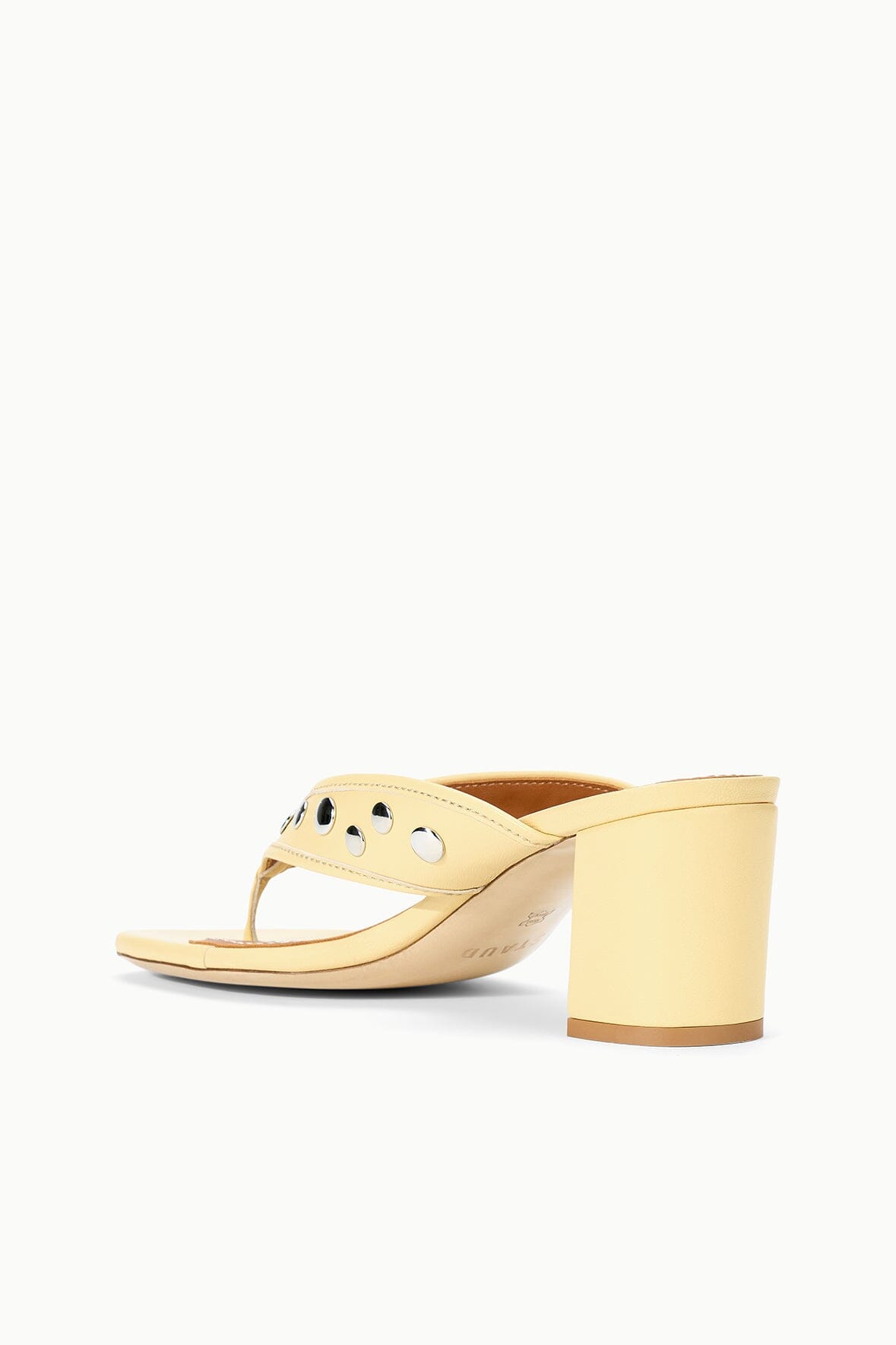 STAUD Shoes Nova Thong Heel Butter Studs