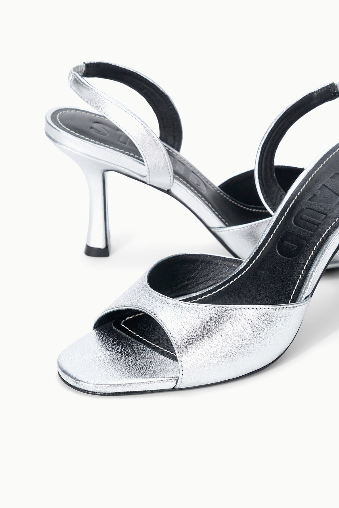 STAUD Shoes Brigitte Heel Silver