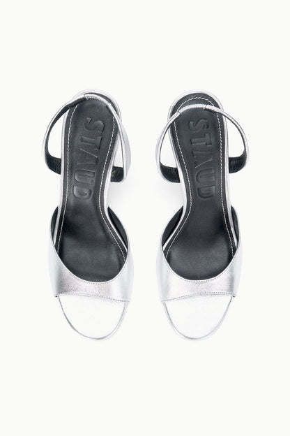 STAUD Shoes Brigitte Heel Silver