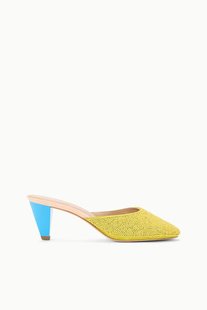 STAUD Shoes Vela Mule Citron Pool