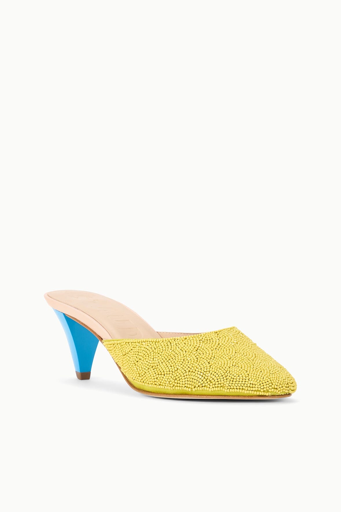 STAUD Shoes Vela Mule Citron Pool