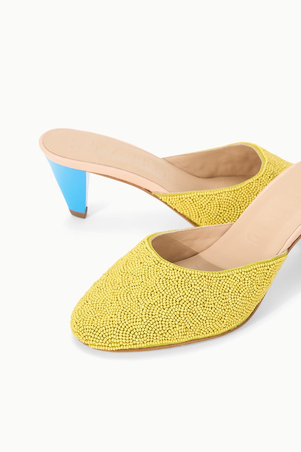 STAUD Shoes Vela Mule Citron Pool