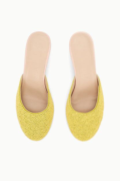 STAUD Shoes Vela Mule Citron Pool