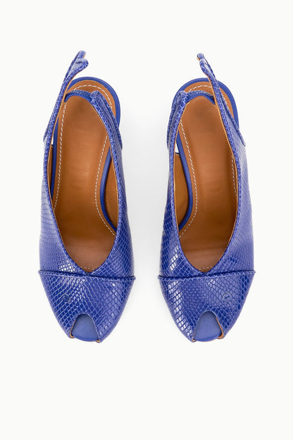 STAUD Shoes Cleo Fish Heel Cobalt