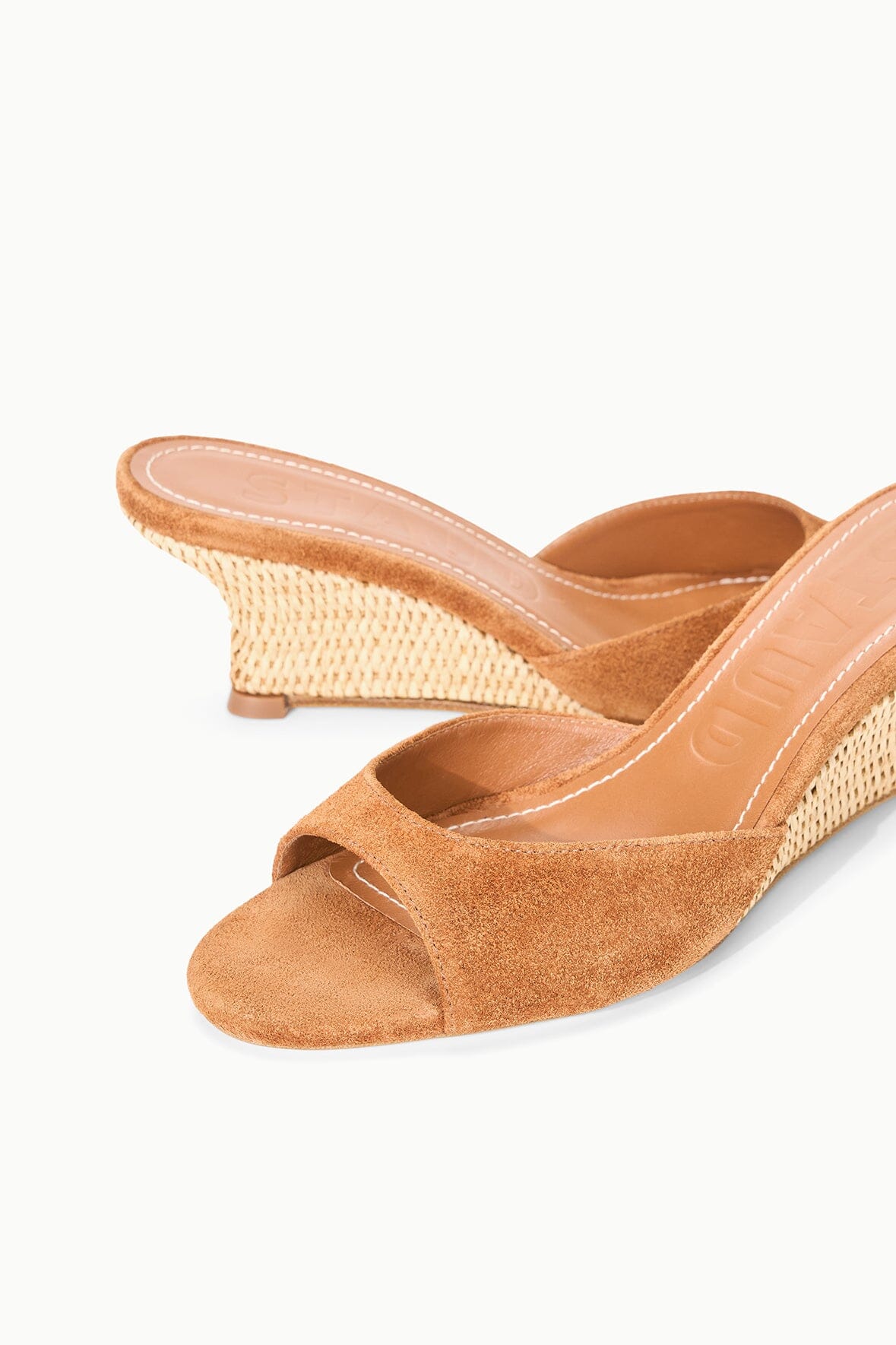 STAUD Shoes Brigitte Wedge Tabac Natural