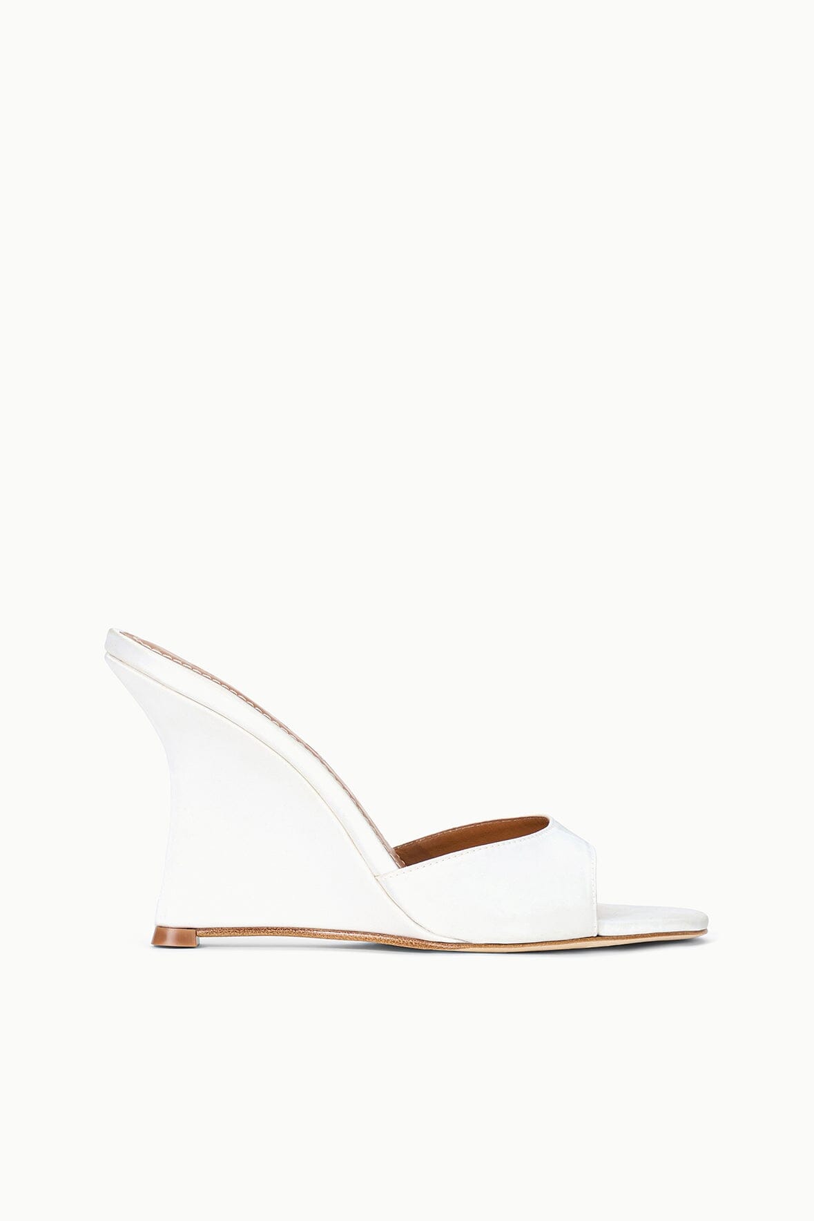 STAUD Shoes Brigitte High Wedge Ivory