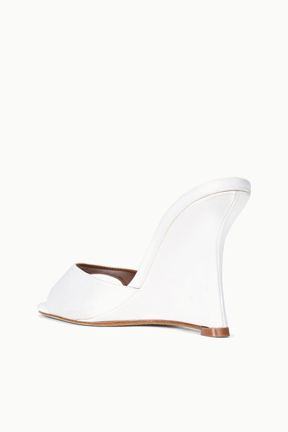 STAUD Shoes Brigitte High Wedge Ivory