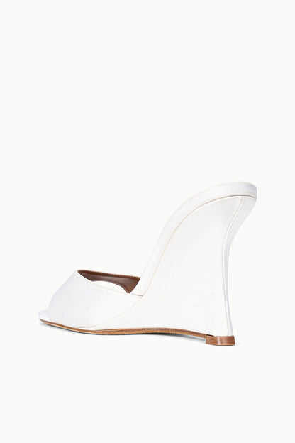 STAUD Shoes Brigitte High Wedge Ivory