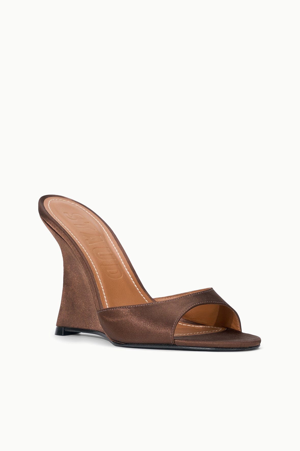 STAUD Shoes Brigitte High Wedge Espresso