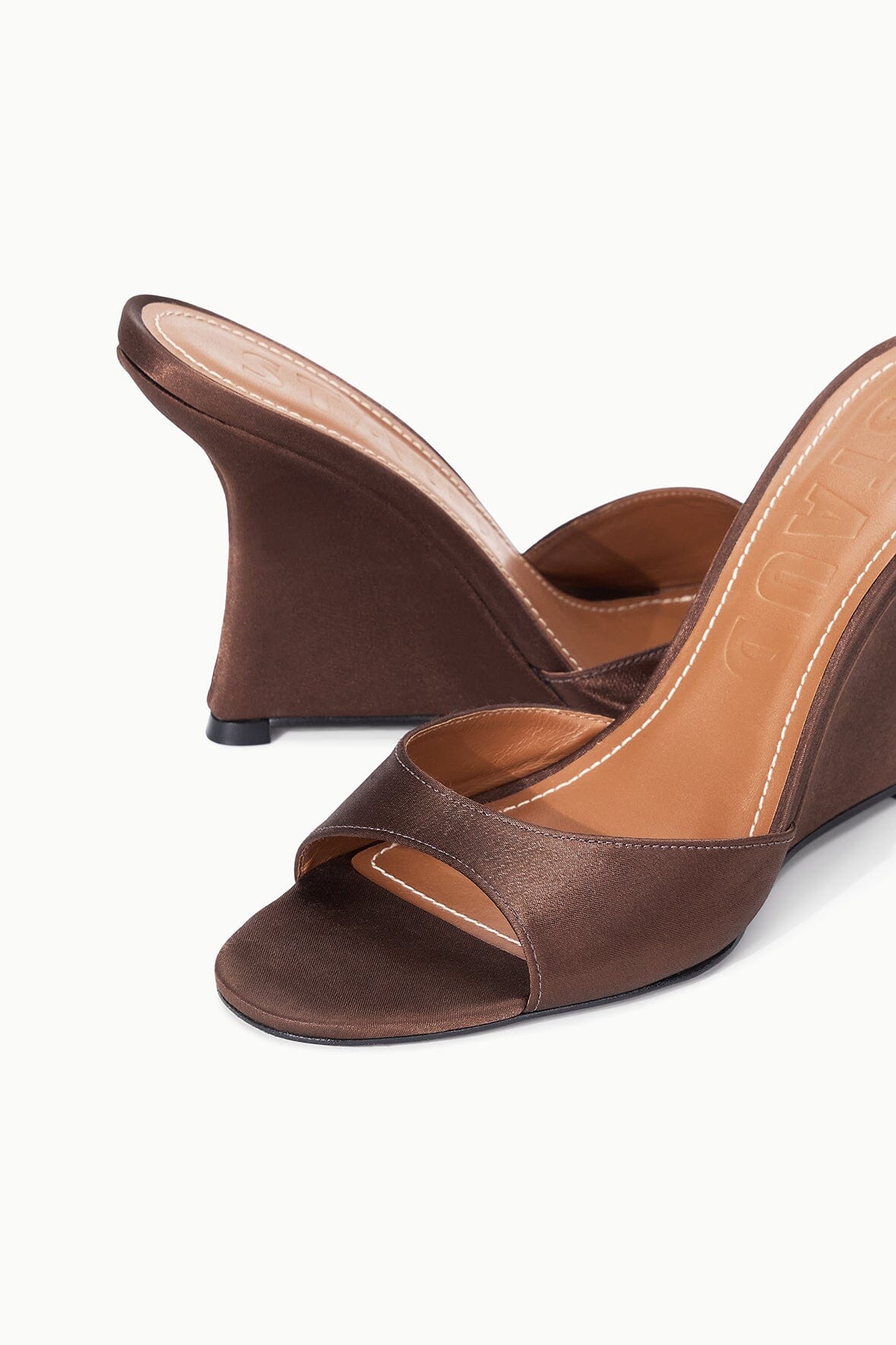 STAUD Shoes Brigitte High Wedge Espresso