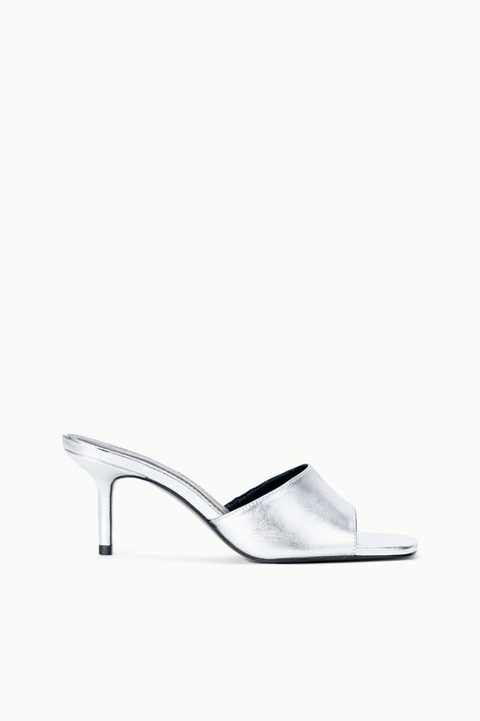 STAUD Shoes Bea Mule Silver