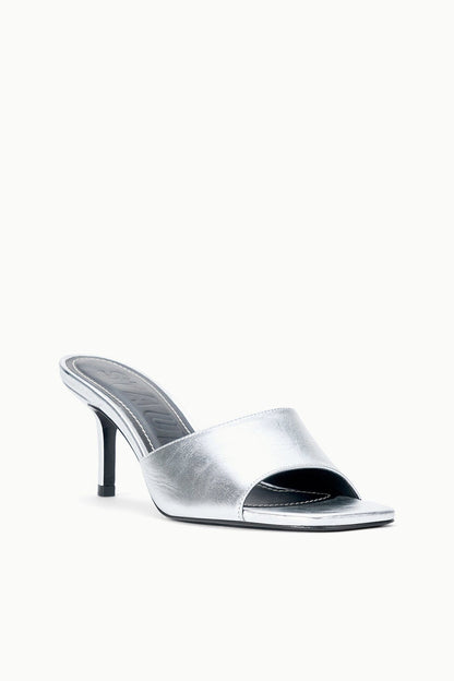 STAUD Shoes Bea Mule Silver