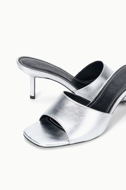 STAUD Shoes Bea Mule Silver