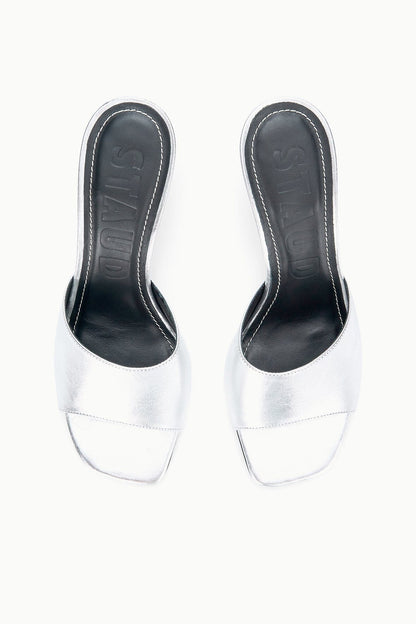 STAUD Shoes Bea Mule Silver