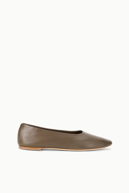 STAUD Shoes Alba Ballet Flat Truffle