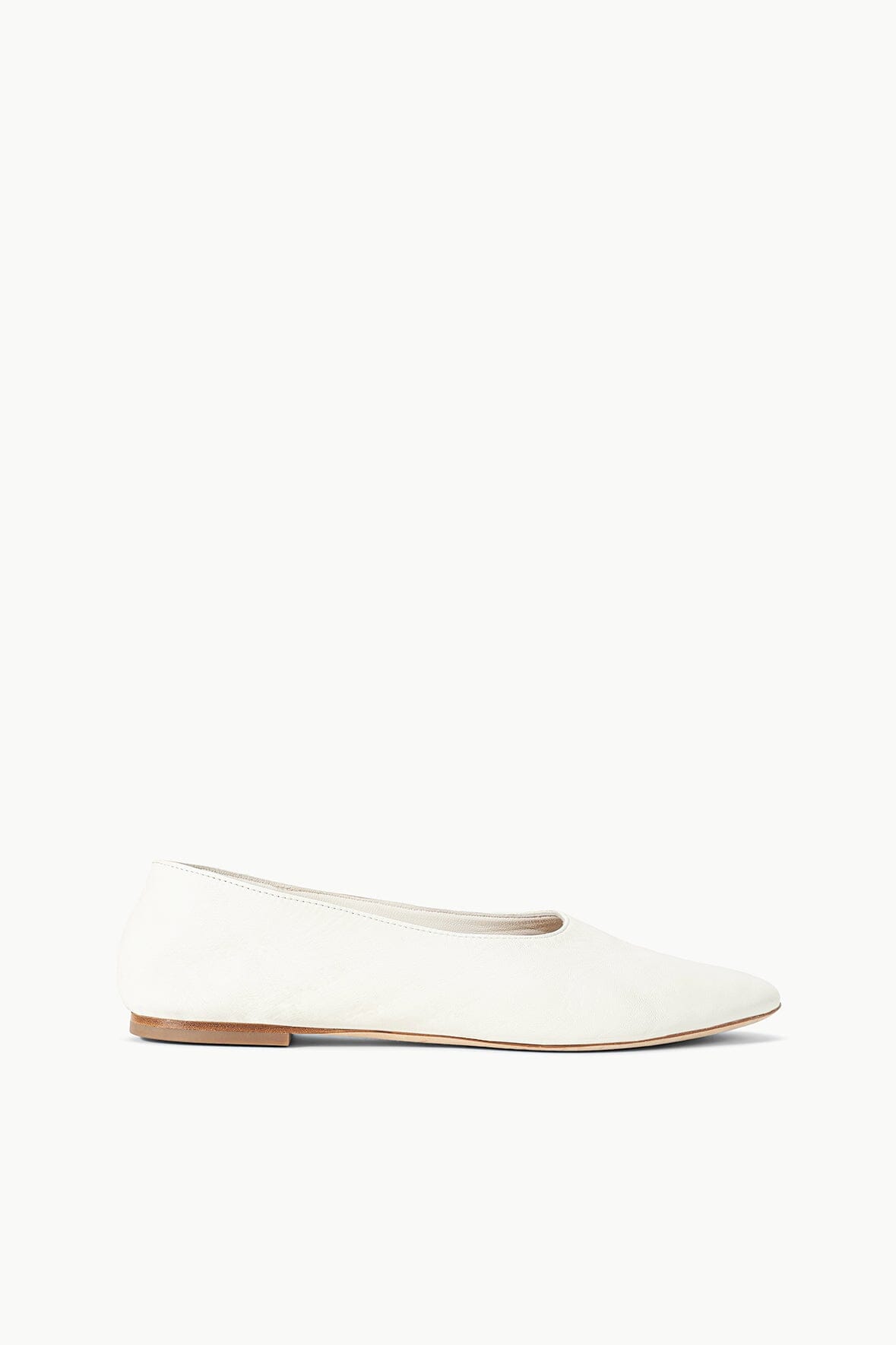 STAUD Shoes Alba Ballet Flat Paper
