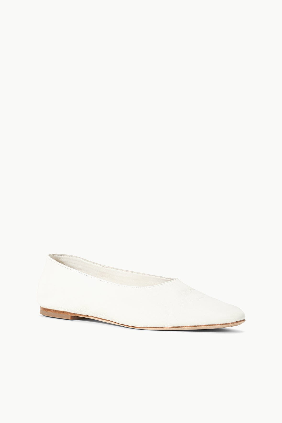 STAUD Shoes Alba Ballet Flat Paper