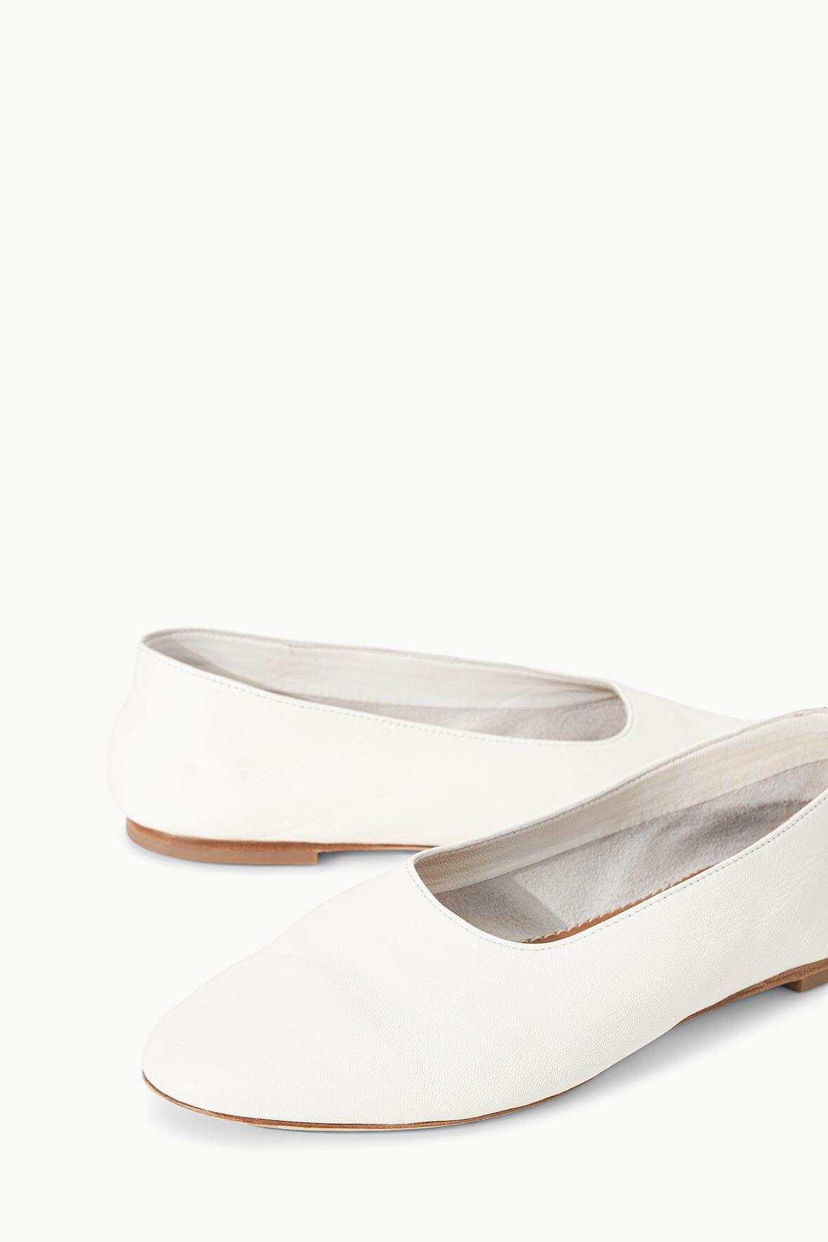 STAUD Shoes Alba Ballet Flat Paper