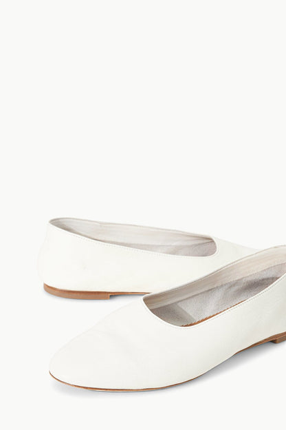 STAUD Shoes Alba Ballet Flat Paper