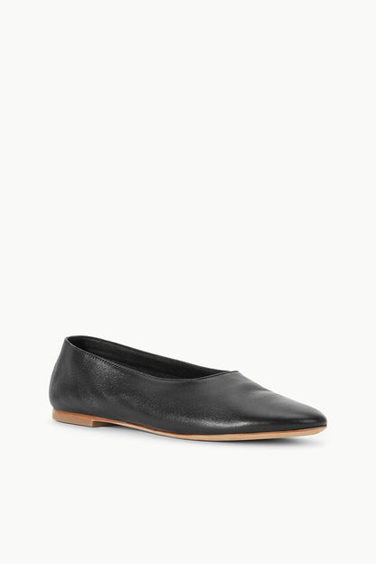 STAUD Shoes Alba Ballet Flat Black