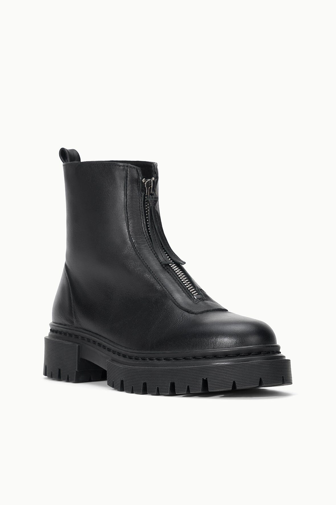 STAUD Shoes Miles Zip Ankle Boot Black
