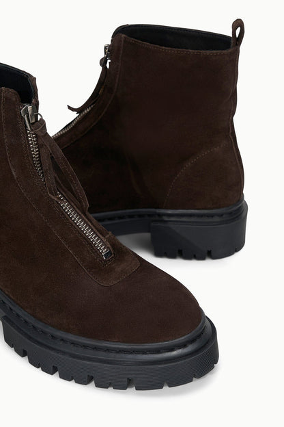 STAUD Shoes Miles Zip Ankle Boot Espresso
