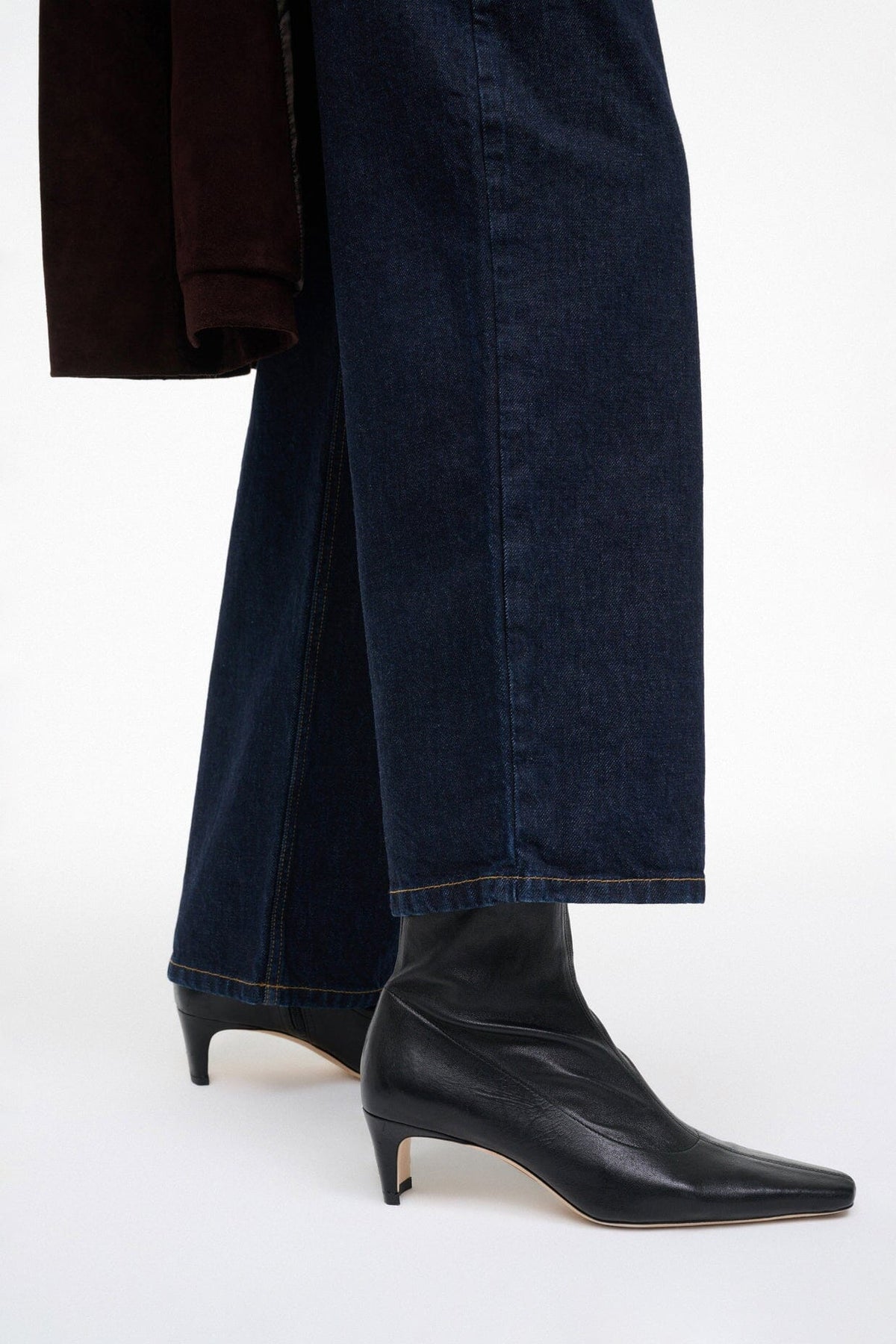 STAUD Shoes Wally Sock Ankle Boot Black
