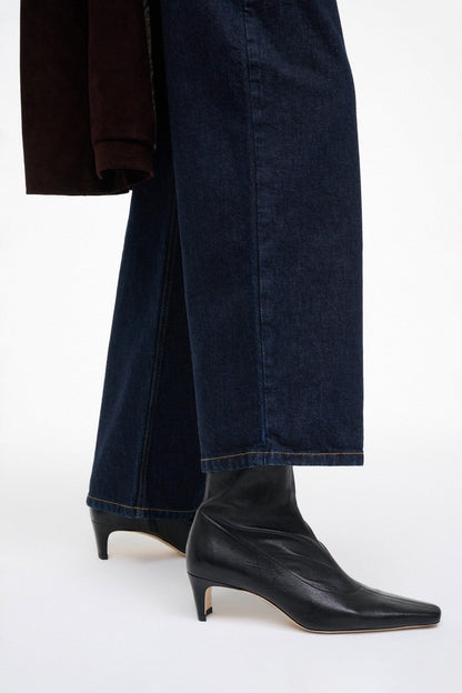 STAUD Shoes Wally Sock Ankle Boot Black