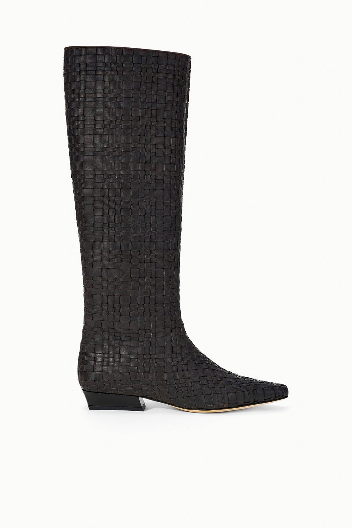 STAUD Shoes Wally Flat Boot Espresso Woven