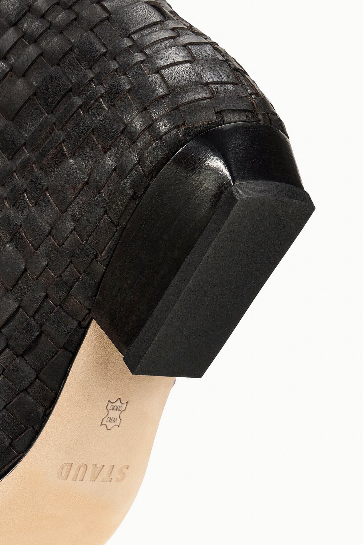 STAUD Shoes Wally Flat Boot Espresso Woven
