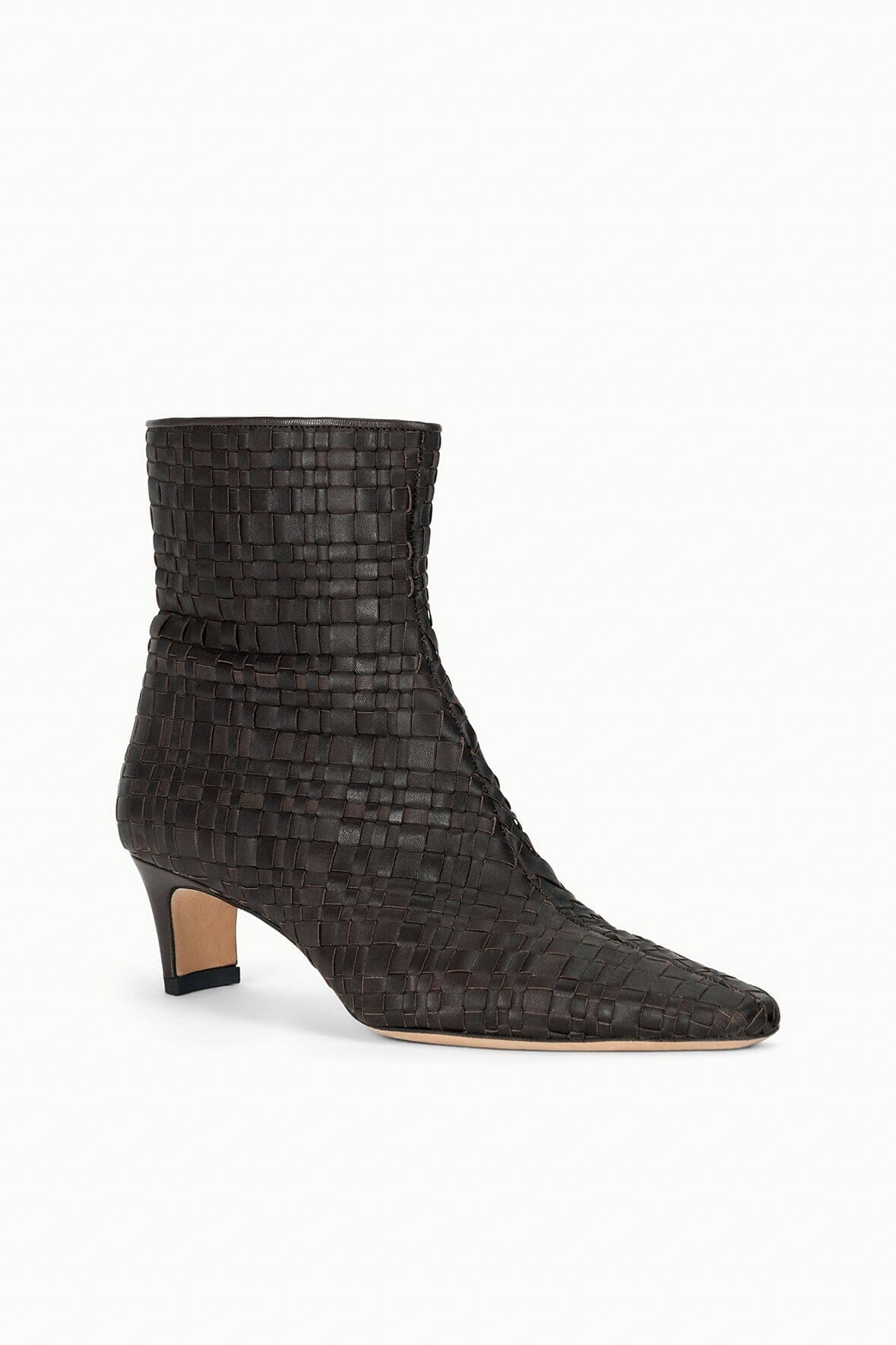 STAUD Shoes Wally Ankle Boot Espresso Woven