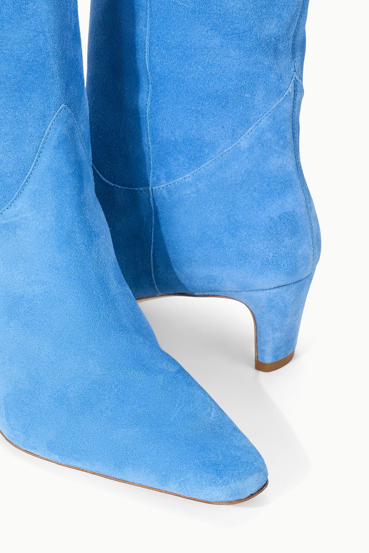 STAUD Shoes Western Wally Boot Blue Suede